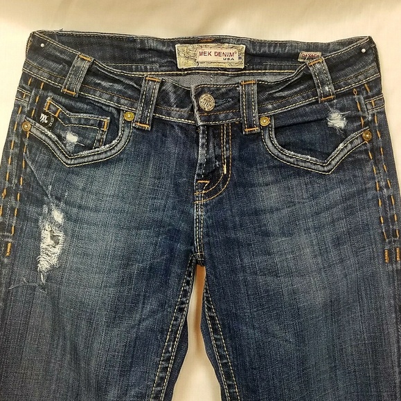MEK Denim - MEK Oaxaca Distressed Jeans